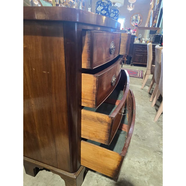 Wood Late 1800s English Georgian Mahogany Commode For Sale - Image 7 of 12