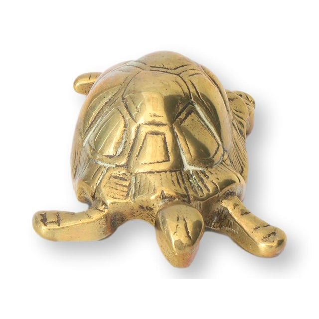 Slow and steady wins the style race. This midcentury English brass turtle brings a wink of charm to any desk or bookshelf,...
