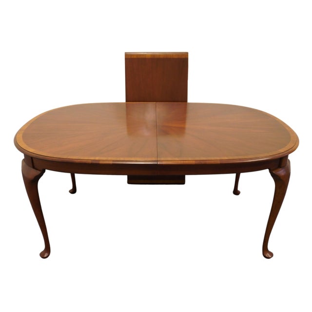 Hickory Chair James River Mahogany Traditional Style 86″ Oval Dining Table 576 For Sale - Image 9 of 11