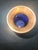 Vintage Wittig Hadamar 1919 ERWi Echt Gold Cobalt Blue Crystal Vase Hand Painted For Sale - Image 4 of 4