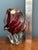 Mid-Century Chribska Art Glass Set by Joseph Hospodka- 3 Piece Bohemian Cranberry and Amber Collection For Sale - Image 4 of 11