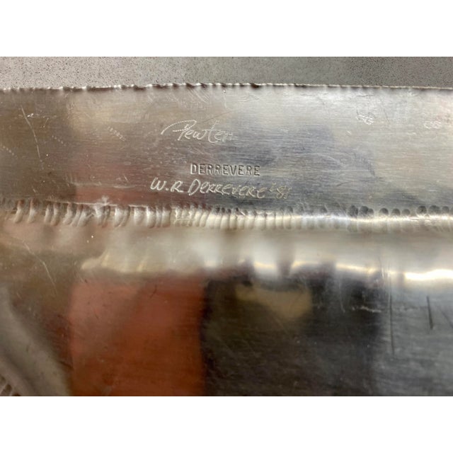 1980s Pewter Tray For Sale In Dallas - Image 6 of 6