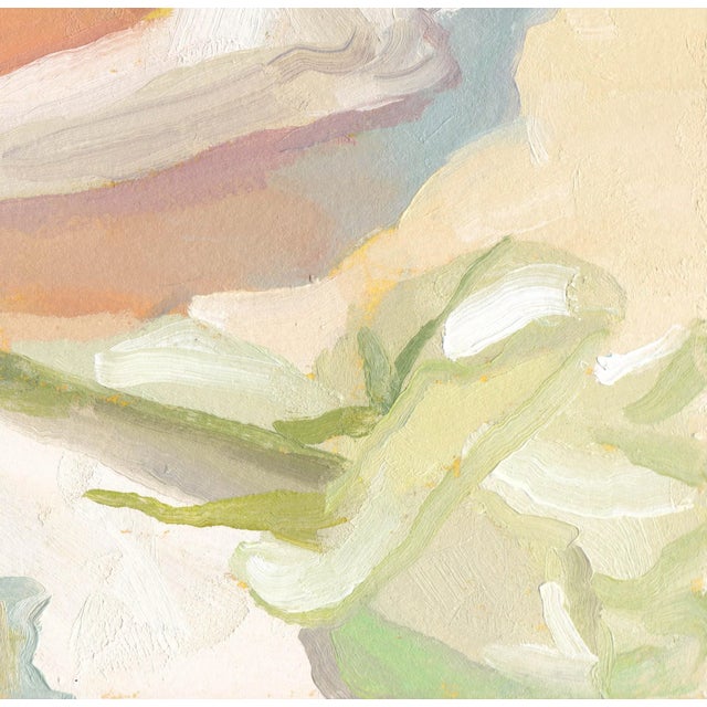 Paper Shell and Flowers Still Life Painting by Michelle Farro For Sale - Image 7 of 8