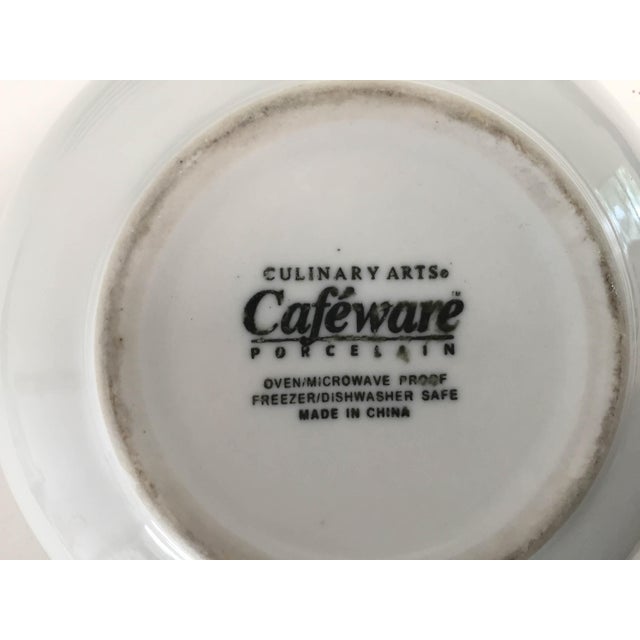 Culinary Arts Cafeware Nautical Blue & White Dinnerware Set of 12