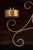 Brass Mid 20th Century 5-Candle Wrought Iron Floor Candelabra For Sale - Image 8 of 11