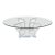 Late 20th Century Glass-Top Table on Acrylic Base For Sale