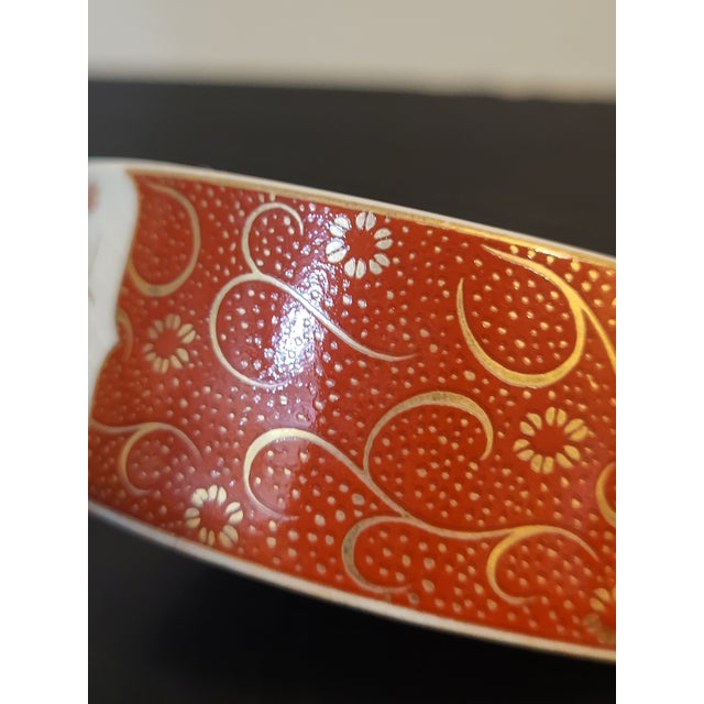 Vintage Satsuma Style Round, Porcelain Lidded Box For Sale - Image 13 of 14