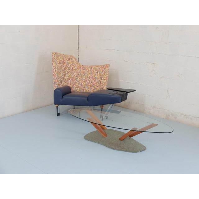 Cassina Lounge Chair and Coffee Table Set by Torso Et Artifici attributed to Paolo Deganello, Cassina, Italy, 1985, Set of 2 For Sale - Image 4 of 18