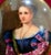 Mid 20th Century Hand-Painted Porcelain Portrait Plaque After Titian’s “La Bella” in Velvet & Gilt Oval Frame With Stand For Sale - Image 4 of 9