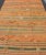 Orange Vintage Turkish Kilim Rug With Geometric Shapes and Colorful Stripes For Sale - Image 8 of 12