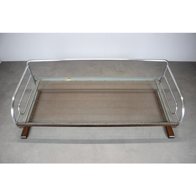 1930s Bauhaus Tubular 3-Seater Sofa attributed to Slezák, Former Czechoslovakia, 1930s For Sale - Image 5 of 15