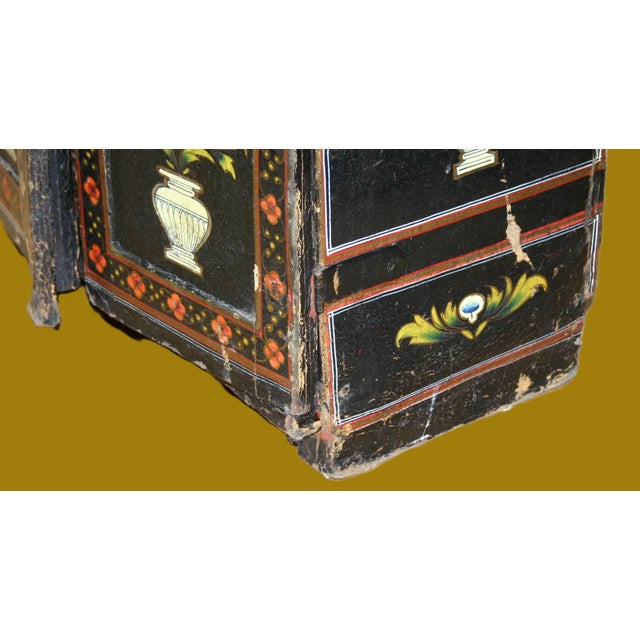 Antique Papier Mache Spice Cabinet For Sale - Image 9 of 15