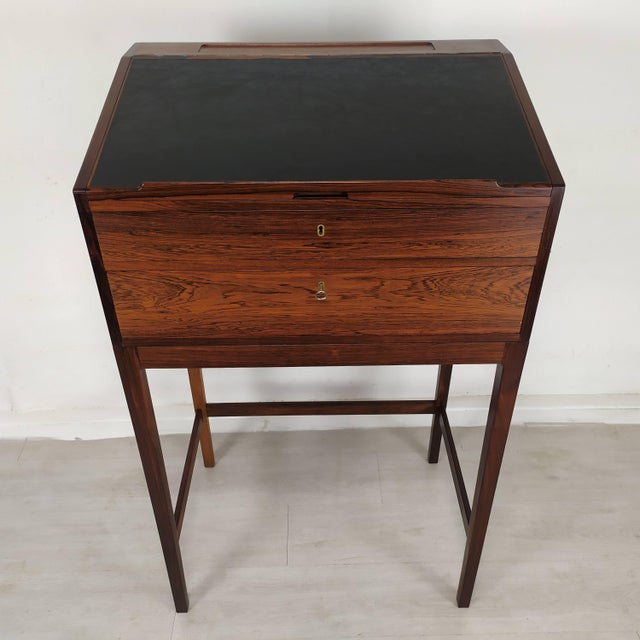 Wood Scandinavian Reception Secretaire, 1960s For Sale - Image 7 of 18
