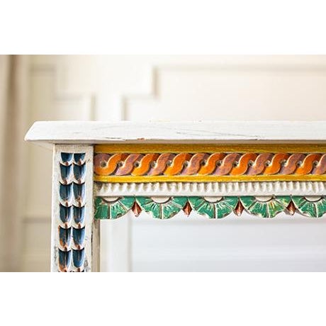 Vintage Hand Carved Coffee Table For Sale - Image 9 of 17