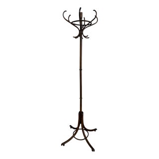 Antique Handcrafted Bentwood Coat Rack and Hat Stand by Michael Thonet, 1900 For Sale
