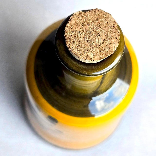 Vintage French Ceramic Oil Decanter For Sale - Image 12 of 14