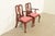 Henkel Harris Henkel Harris Queen Anne Solid Cherry Wood Armchairs, Pair For Sale - Image 4 of 15