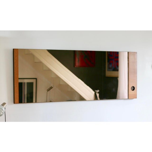 Large Smoked Mirror with Asymmetrical Frame, 1970s For Sale - Image 3 of 16