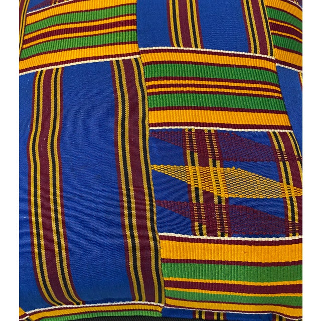 Vintage African Design Sherma Turkish Cotton Pillow For Sale - Image 4 of 8