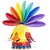 Raw & Rainbow Gallo Sculpture in Powder-Coated Aluminum by Altreforme For Sale - Image 6 of 8