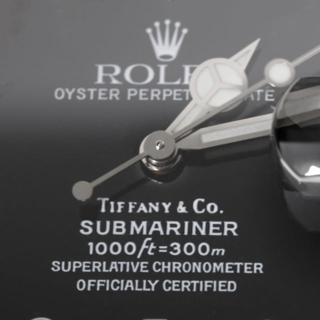 1990s Rolex Submariner Tiffany & Co Dial 16610 Steel Automatic Date Watch For Sale - Image 13 of 13