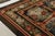 Antique Needlepoint Rug in Brown, Red and Green Floral Pattern For Sale - Image 4 of 9