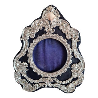 Victorian Sterling Silver Photograph Frame from Samuel Jacob, London, 1899 For Sale