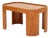 Modern Red and Yellow Patterned Side Table For Sale
