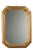 Mirror with Golden Wooden Frame For Sale