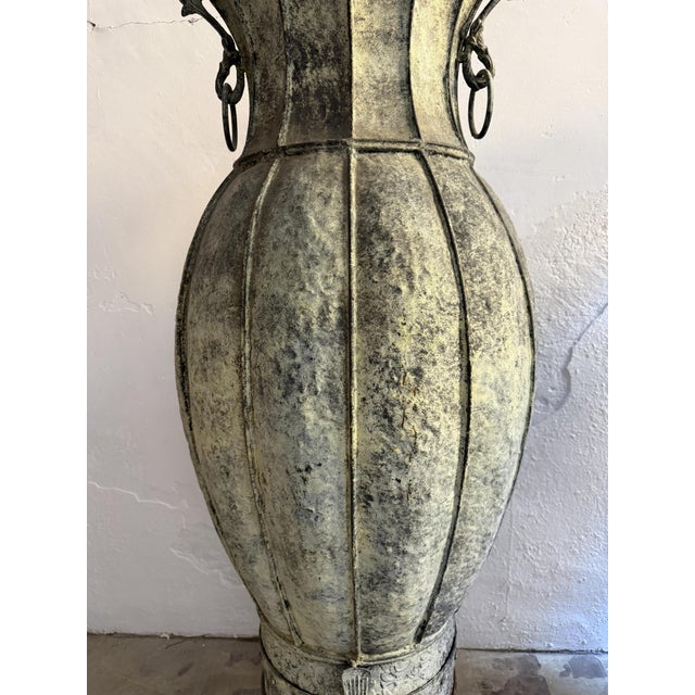Ornamental Copper Amphora Vases, 20th Century, Set of 2 For Sale - Image 12 of 18