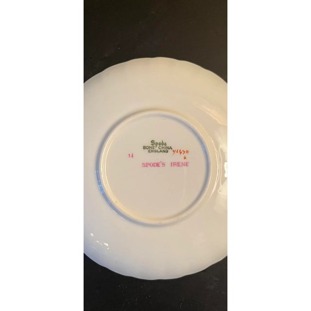 Spode “Irene” Bone China 5 Piece Place Place Setting- Vintage For Sale - Image 10 of 12