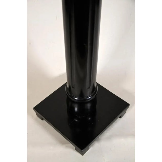 Wood Art Nouveau Ebonized Beechwood Pedestal, Austria, 1900s For Sale - Image 7 of 14