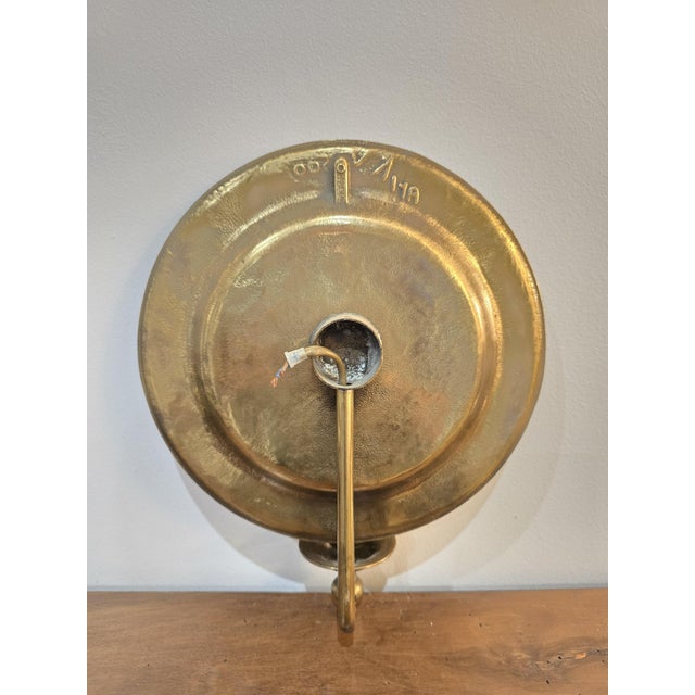 Metal Vintage Bronze Wall Lights from Ari KV 1500, 1920s, Set of 2 For Sale - Image 7 of 12