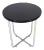 Black 1970s Art Deco Josef Hofmann Bauhaus Round Side Occasional Table For Sale - Image 8 of 8