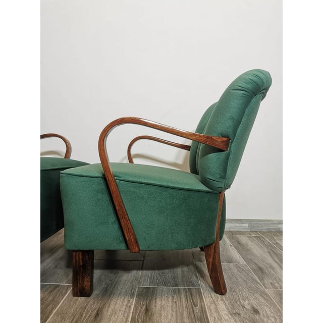 Set of Cocktail Armchairs by Jindřich Halabala, 1950s For Sale - Image 18 of 18