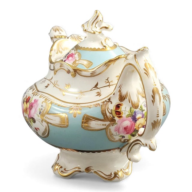 Antique Paris Teapot, 1840 For Sale - Image 5 of 14