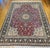 Vintage Persian Tabriz Rug, Hand-Knotted Wool & Silk, Fine Floral Pattern, Burgundy & Navy, 10x13 For Sale - Image 11 of 18