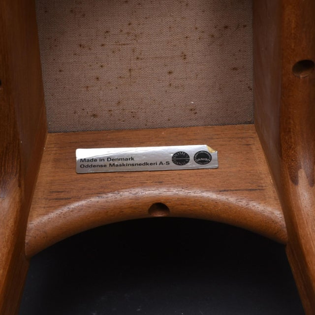 Erik Buch Erik Buch for Oddense Maskinsnedkeri o.d. Mobler Danish Teak Barstools For Sale - Image 4 of 18