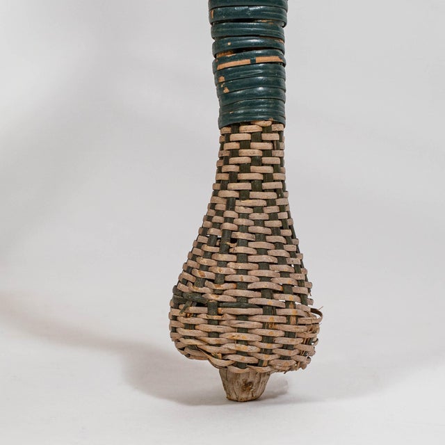 Maison Perret Et Vibert Rattan Trolley Cart Table For Sale In New York - Image 6 of 8