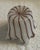 Murano Vintage Murano Petite White Latticino and Gold Stripe Glass Handkerchief Vase For Sale - Image 4 of 5