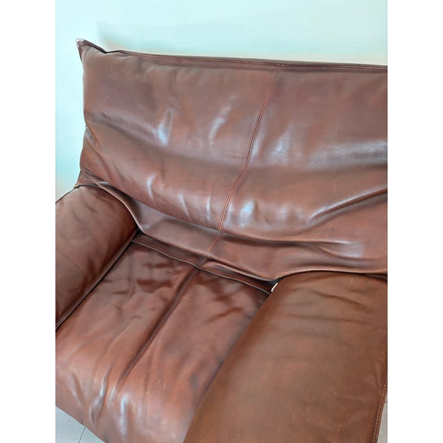 Vintage Leather Armchairs, 1970s, Set of 2 For Sale - Image 4 of 18