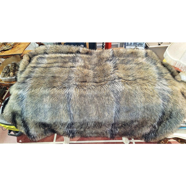 Faux Fur Bear Throw by Restoration Hardware For Sale - Image 12 of 12