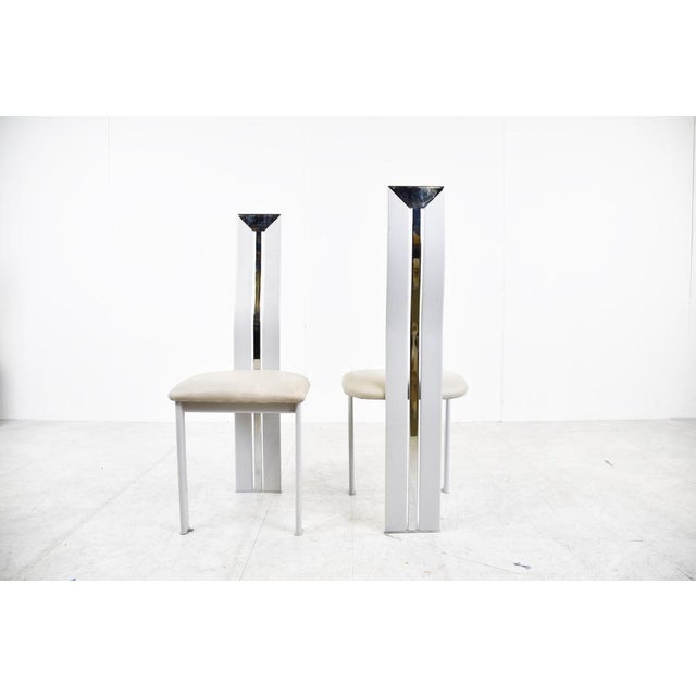 Vintage Postmodern Dining Chairs, 1980s, Set of 4 For Sale - Image 11 of 12