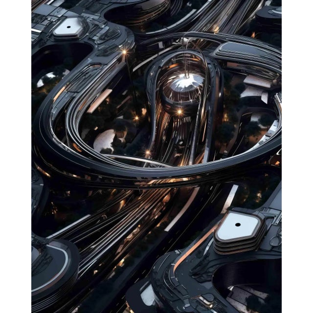 Metallic Stream flows as a masterpiece of dynamic elegance, where metal becomes a liquid symphony. The canvas captures the...