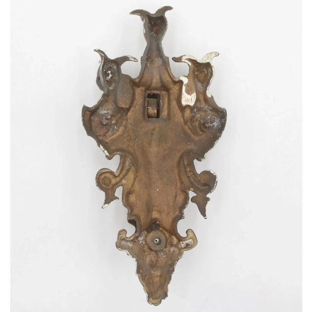 Brass Vintage Victorian Cerberus Brass Door Knocker For Sale - Image 8 of 8
