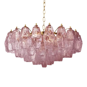 Italian Style Murano Glass Sputnik Chandeliers by Simoeng, Set of 2