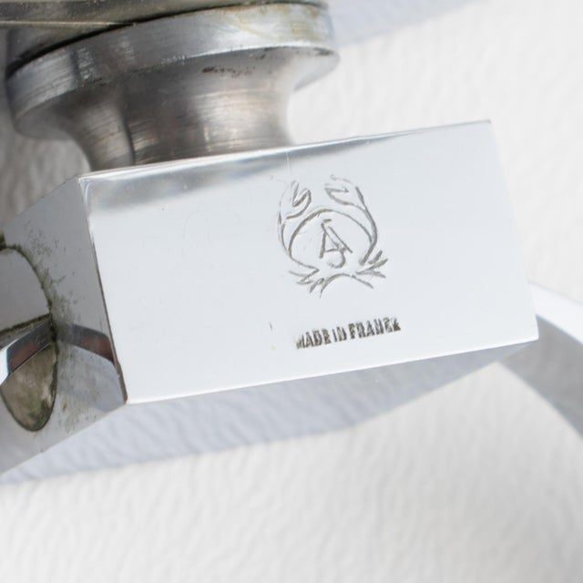 1940s Art Deco Chrome and Crystal Champagne Ice Bucket by Alois Straszak for Le Crabe For Sale - Image 5 of 14