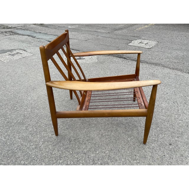 Mid-Century Danish Modern Armchair attributed to Grete Jalk for France & Søn, 1960s For Sale - Image 12 of 16