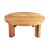 Modern Round Teak Coffee Table For Sale - Image 4 of 9