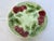French Antique French Majolica Decorative Strawberry Plate For Sale - Image 3 of 10